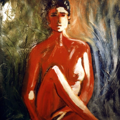 Lost Woman - 1989 - Oil on paper - 50X70